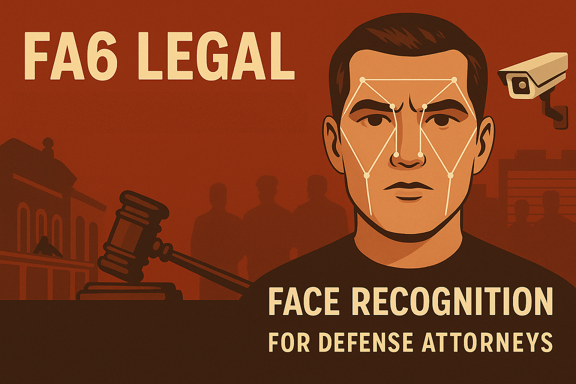 FA6 Legal Face Recognition for Defense Attorneys